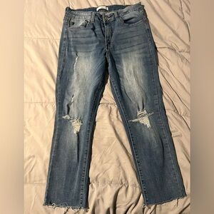 Kancan Distressed Blue Jeans
